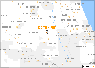 map of Aptakisic