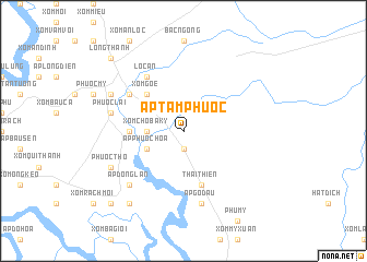 map of Ấp Tam Phước