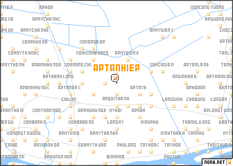 map of Ấp Tân Hiệp