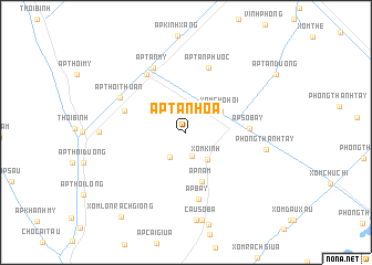 map of Ấp Tân Hòa