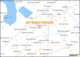 map of Ấp Tân Qứi Tám Ngàn