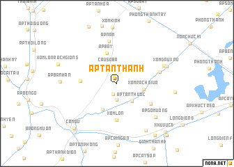 map of Ấp Tân Thành