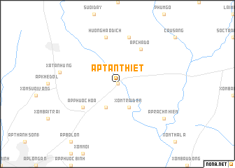 map of Ấp Tân Thiết