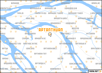 map of Ấp Tân Thuận