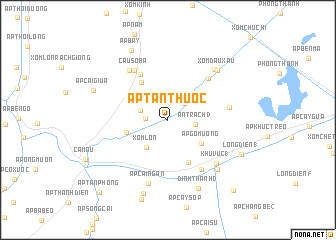 map of Ấp Tân Thuộc