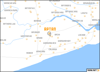 map of Ấp Tân