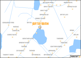 map of Ấp Tây Bình