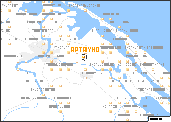 map of Ấp Tây Hồ