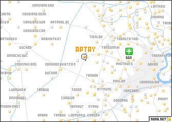 map of Ấp Tây