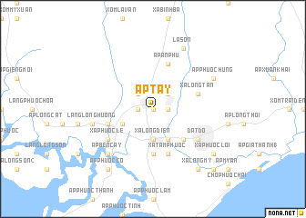 map of Ấp Tây