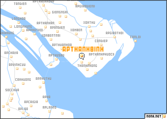 map of Ấp Thạnh Bình