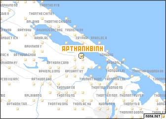 map of Ấp Thanh Bình