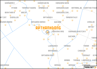 map of Ấp Thạnh Ðông