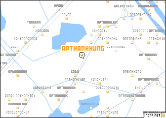 map of Ấp Thạnh Hưng