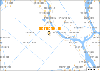 map of Ấp Thạnh Lơi