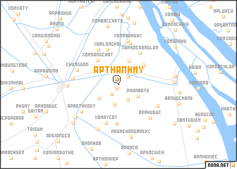 map of Ấp Thạnh Mỹ