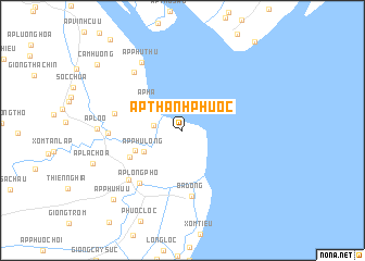 map of Ấp Thạnh Phước