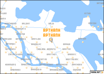 map of Ấp Thạnh