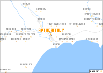 map of Ấp Thoai Thủy