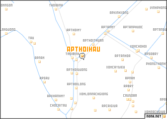 map of Ấp Thới Hậu