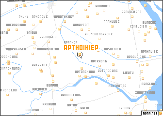 map of Ấp Thới Hiệp