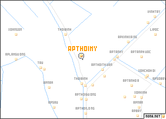 map of Ấp Thới Mỹ