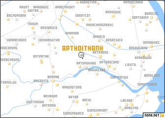 map of Ấp Thới Thanh