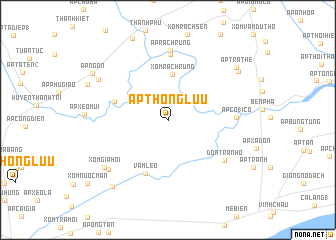 map of Ấp Thông Lưu