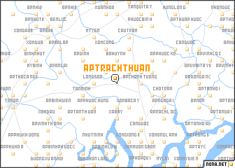 map of Ấp Trạch Thuận