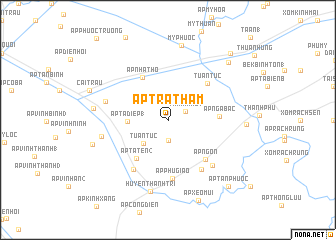 map of Ấp Trà Thăm