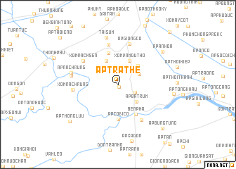 map of Ấp Trà Thê