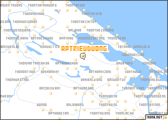 map of Ấp Triệu Dương