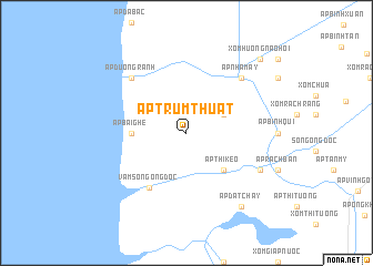 map of Ấp Trùm Thuật