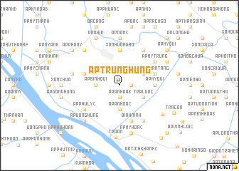 map of Ấp Trung Hưng