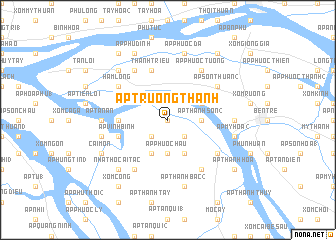 map of Ấp Trường Thạnh