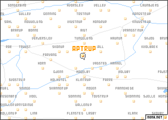 map of Aptrup