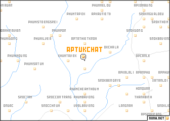 map of Ấp Tuk Chât