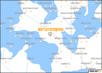 map of Ấp Tuyến Bình