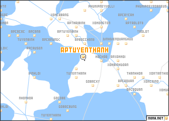map of Ấp Tuyên Thạnh