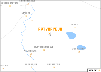 map of Aptykayevo