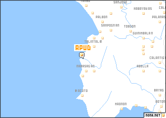 map of Apud