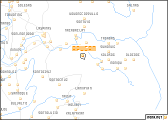 map of Apugan