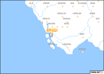 map of Apugi