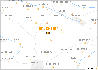 map of Apukhtina