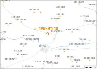 map of Apukhtino