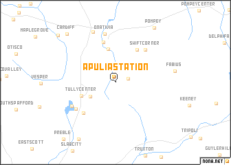 map of Apulia Station