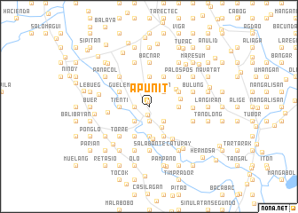 map of Apunit