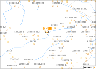 map of Āpūn