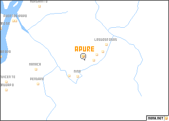 map of Apure