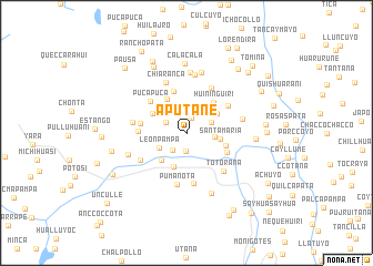 map of Aputane